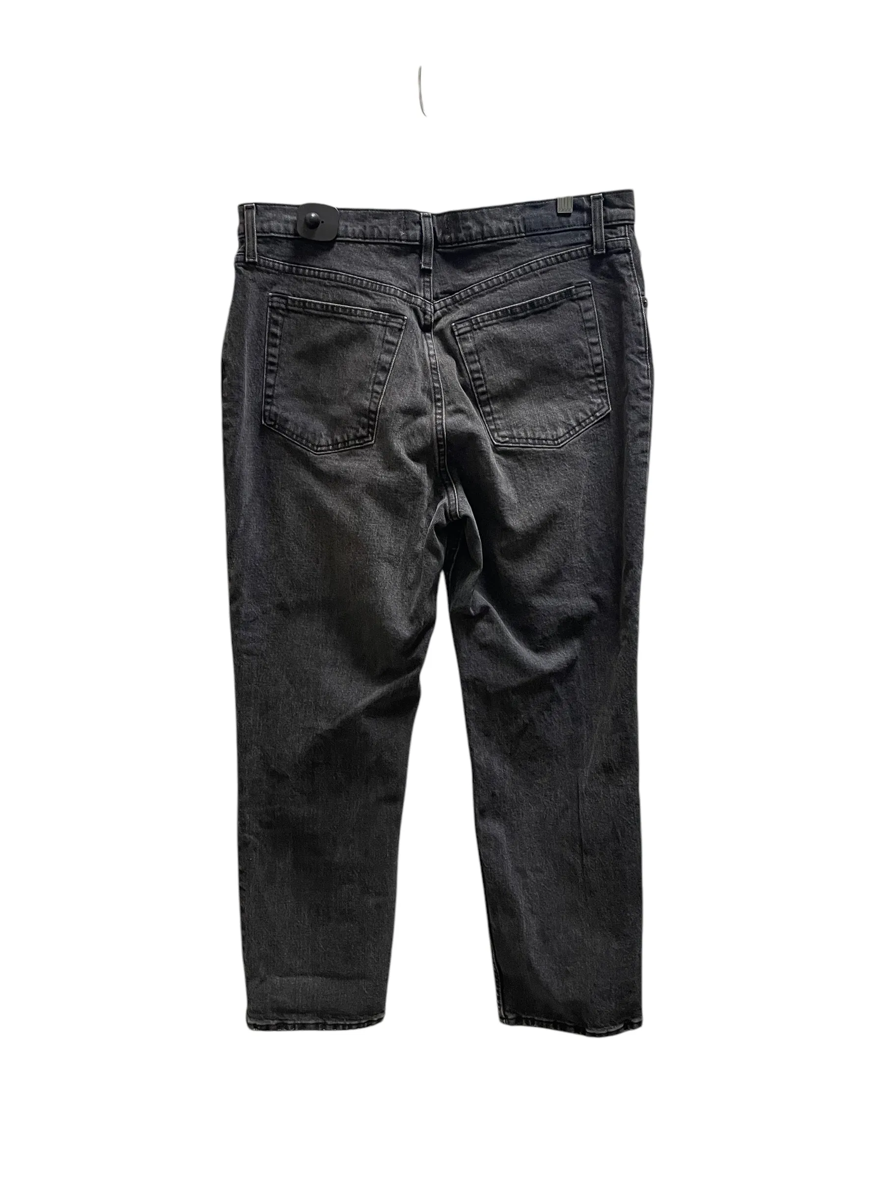 Jeans Straight By Abercrombie And Fitch In Black, Size: 14