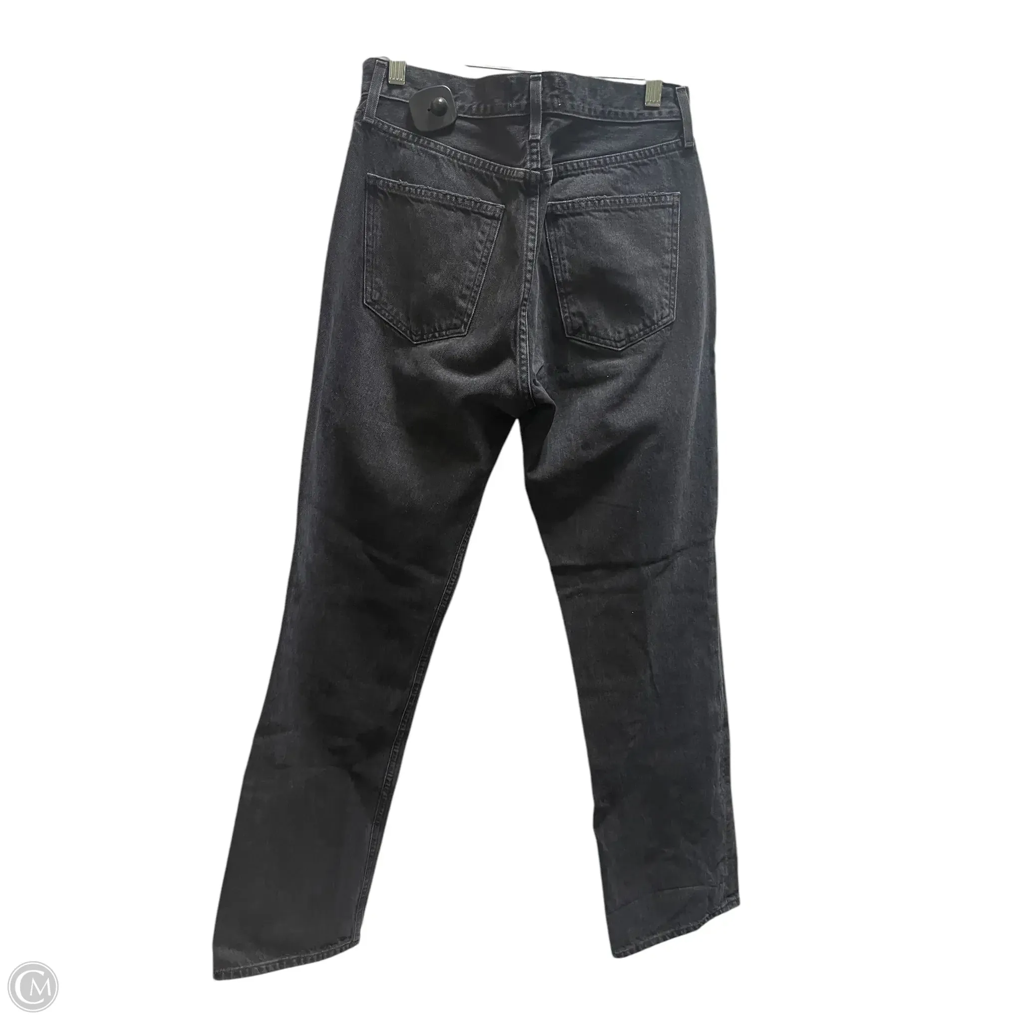 Jeans Straight By Agolde In Black, Size: 6