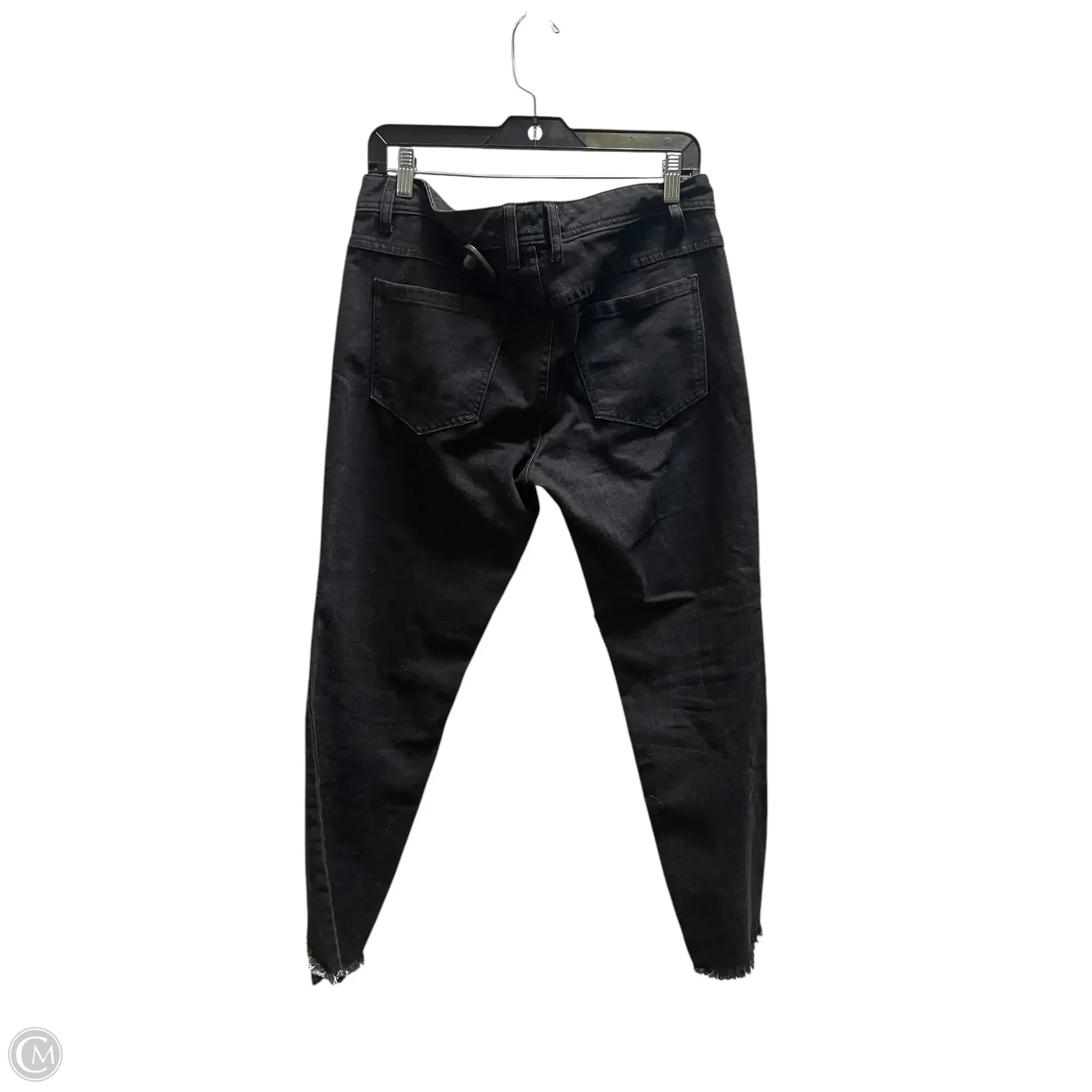 Jeans Straight By Free People In Black, Size: 12