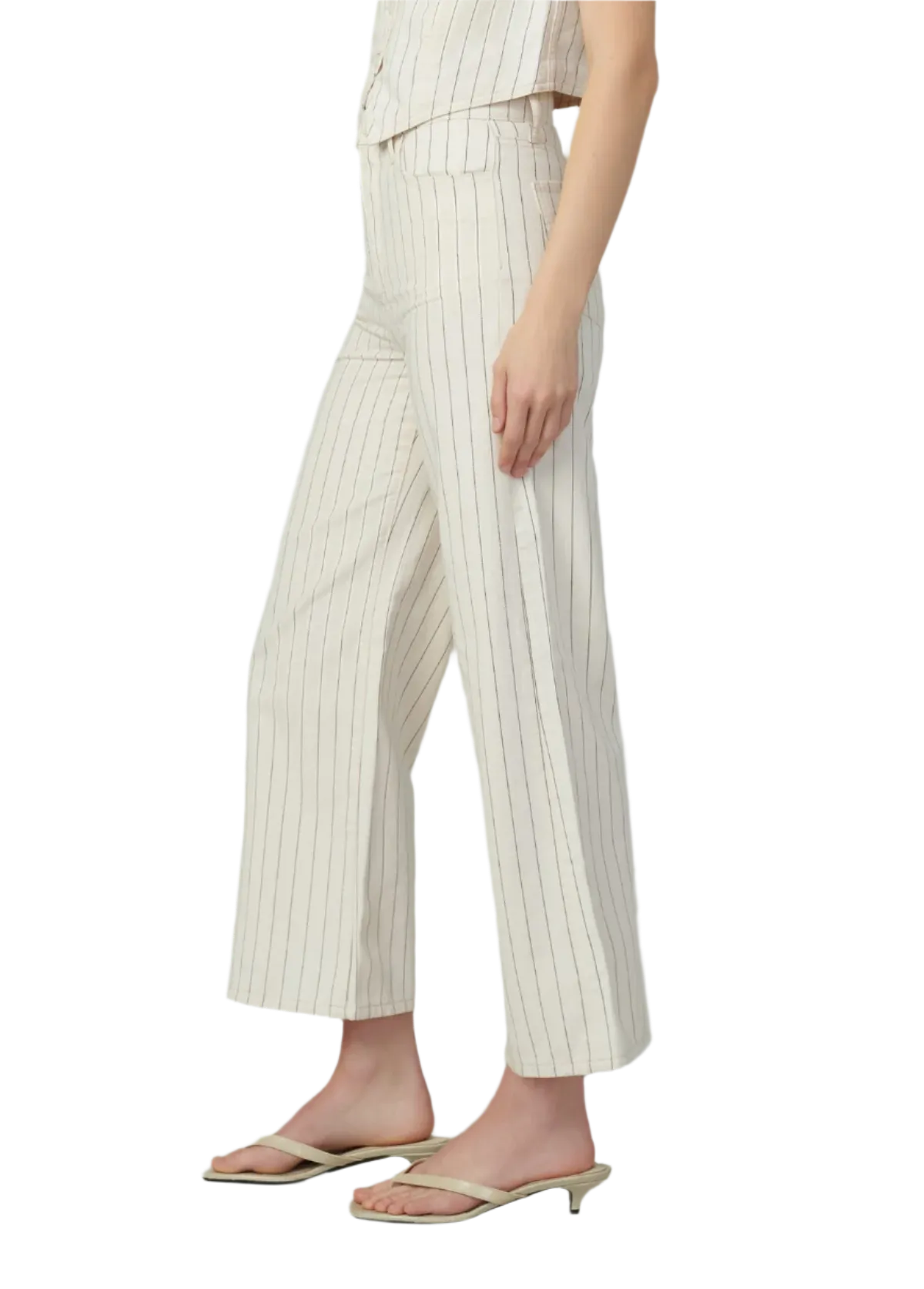 JJ - Mia Wide Leg | Natural Stripe