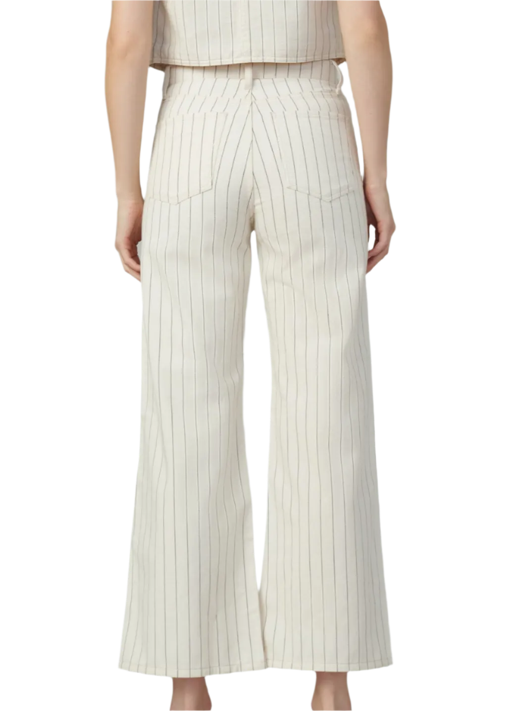 JJ - Mia Wide Leg | Natural Stripe
