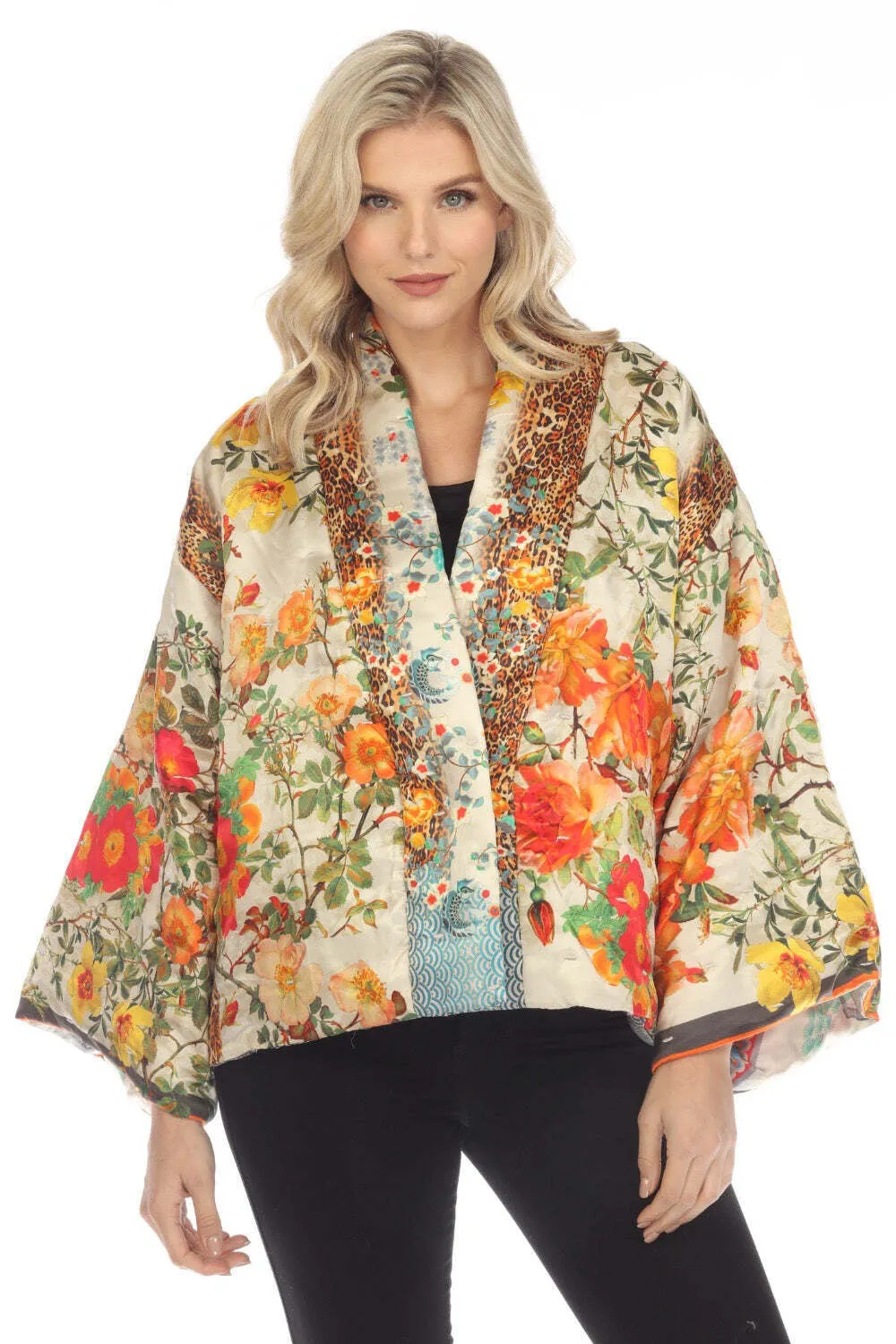Johnny Was Petra Reversible Puff Kimono Coat C48521-0