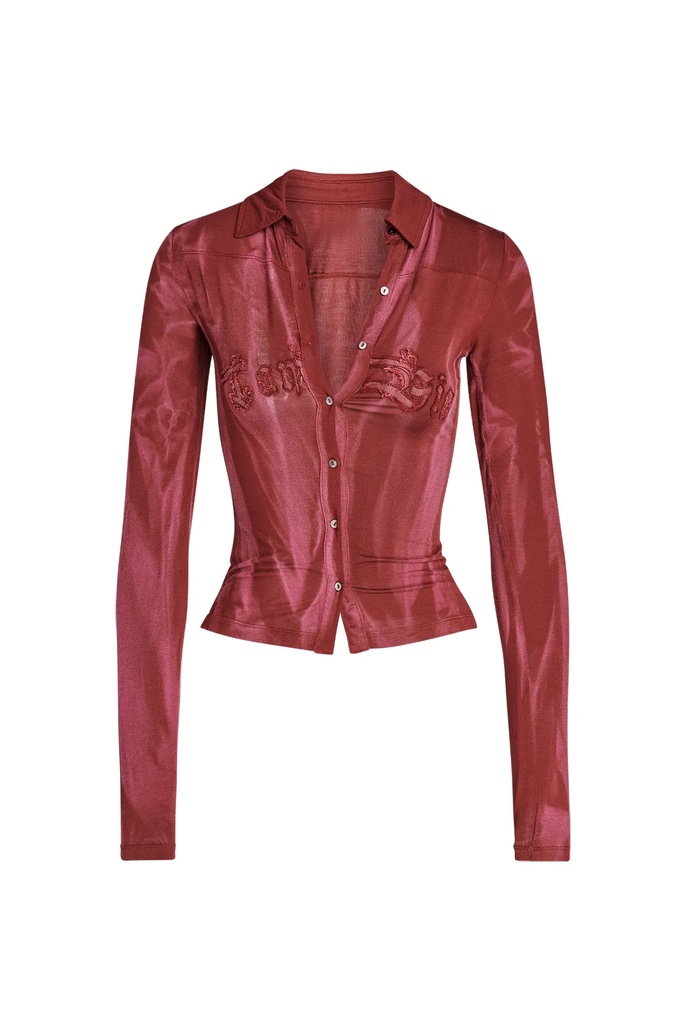 JOSAI TOP - RED : WINE DYE