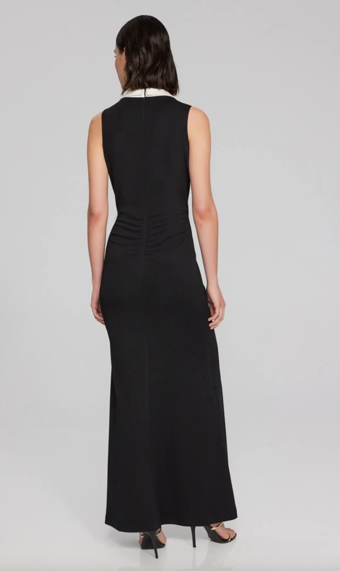 Joseph Ribkoff Tuxedo Style Trumpet Gown