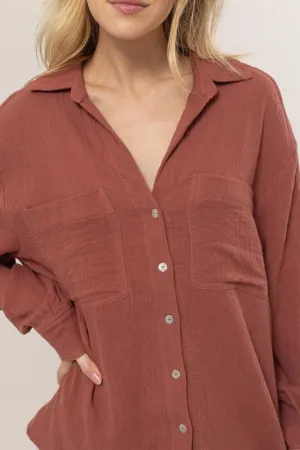 Justine Button Down