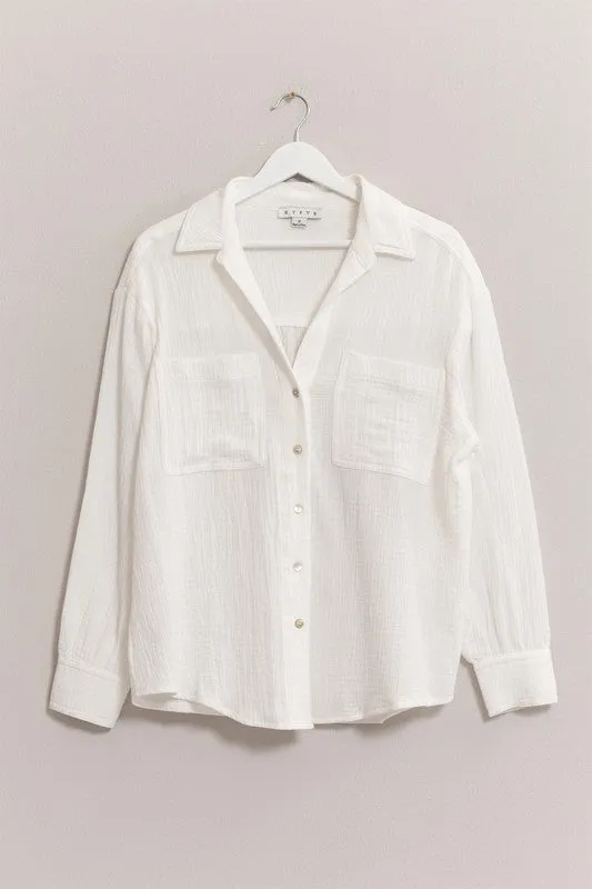 Justine Button Down