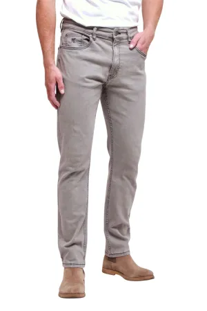 KAM Embossed Regular Fit Jeans For Men in Silver, 40W to 60W