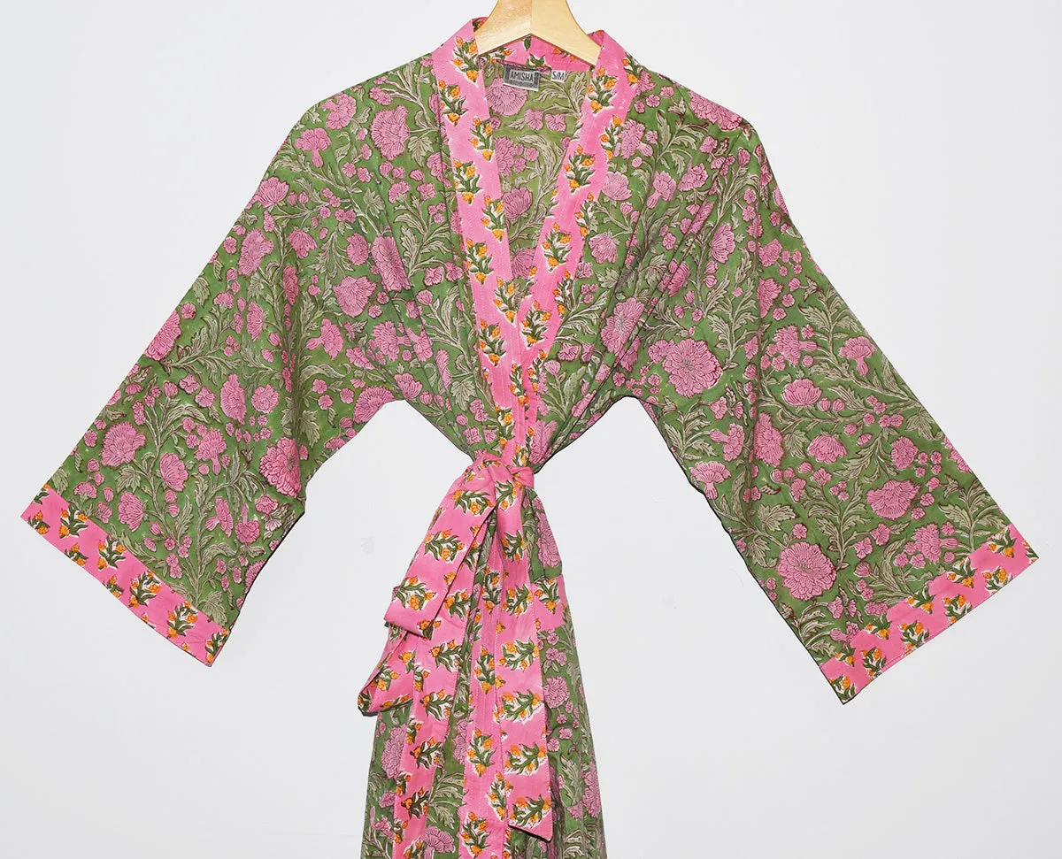 Kerala Long Robe | Fern Floral