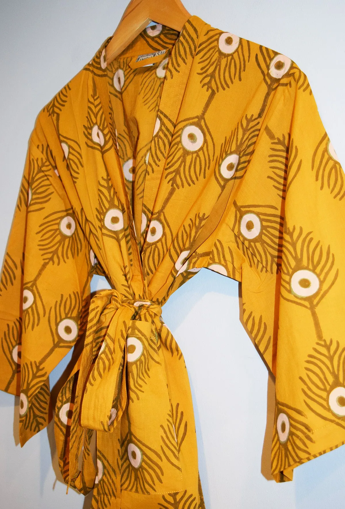 Kerala Short Robe | Plumes Amber