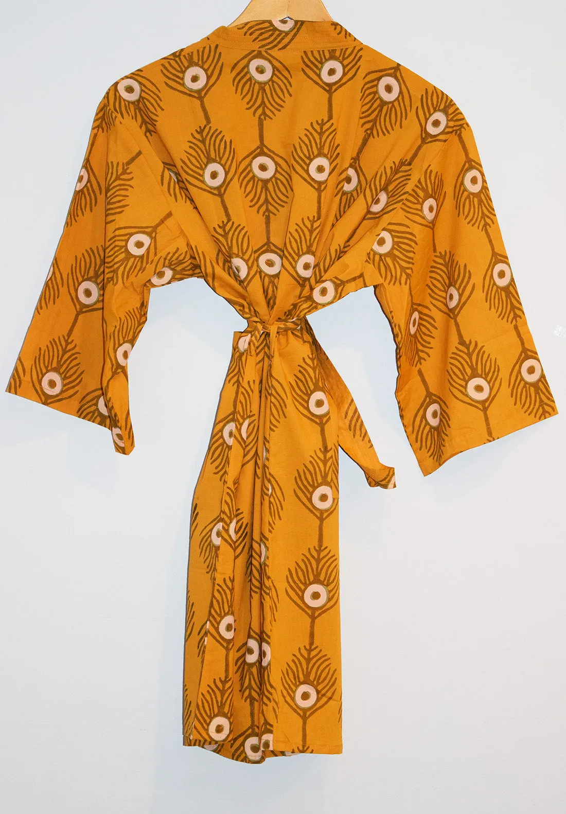 Kerala Short Robe | Plumes Amber