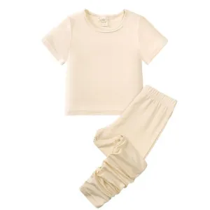 Kids Tales Slim Fit Loungewear - Beige