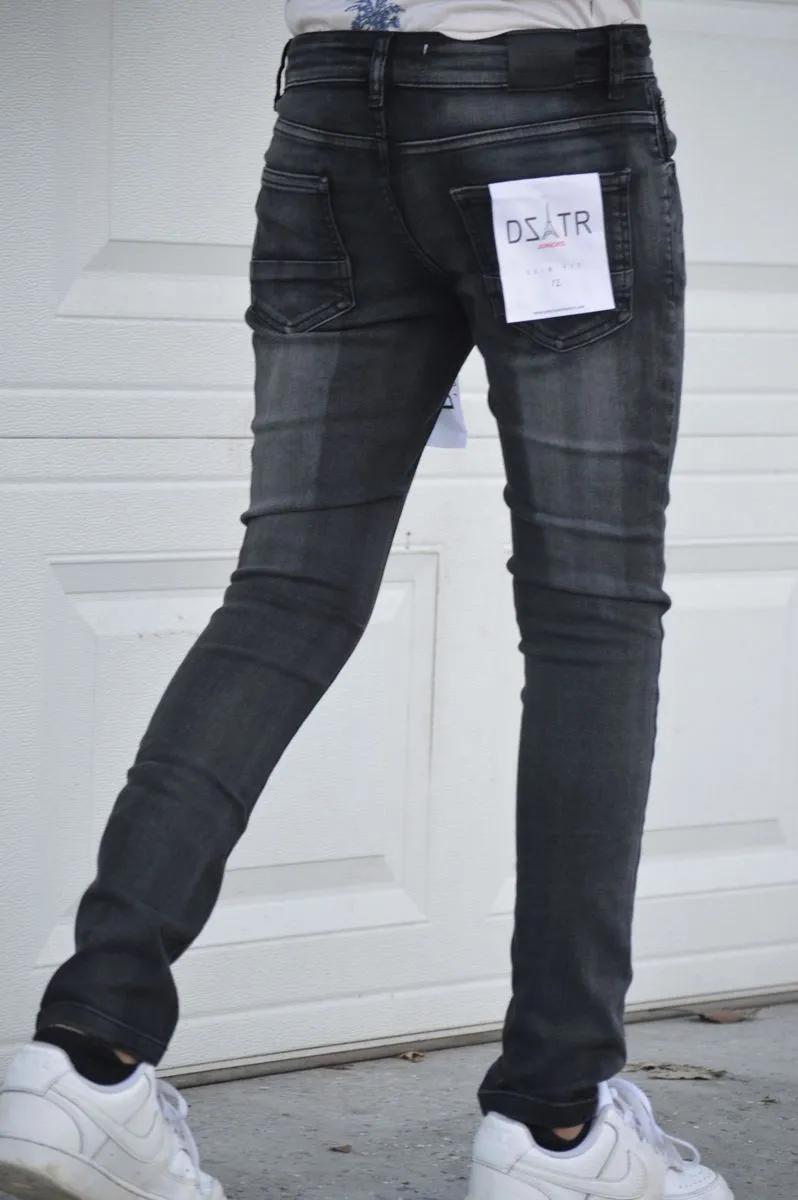 KIDS ULTRA STRETCH DENIM - BLACK WASH (DZTR-K-003)