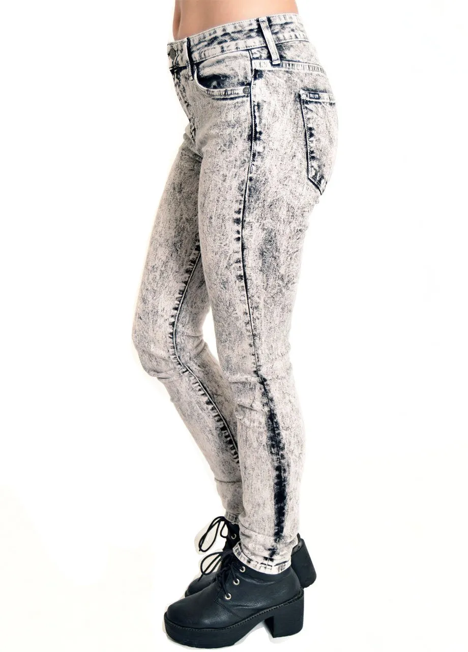 Kill City Hi Wire Acid Snow Wash Stretch Twill Jeans