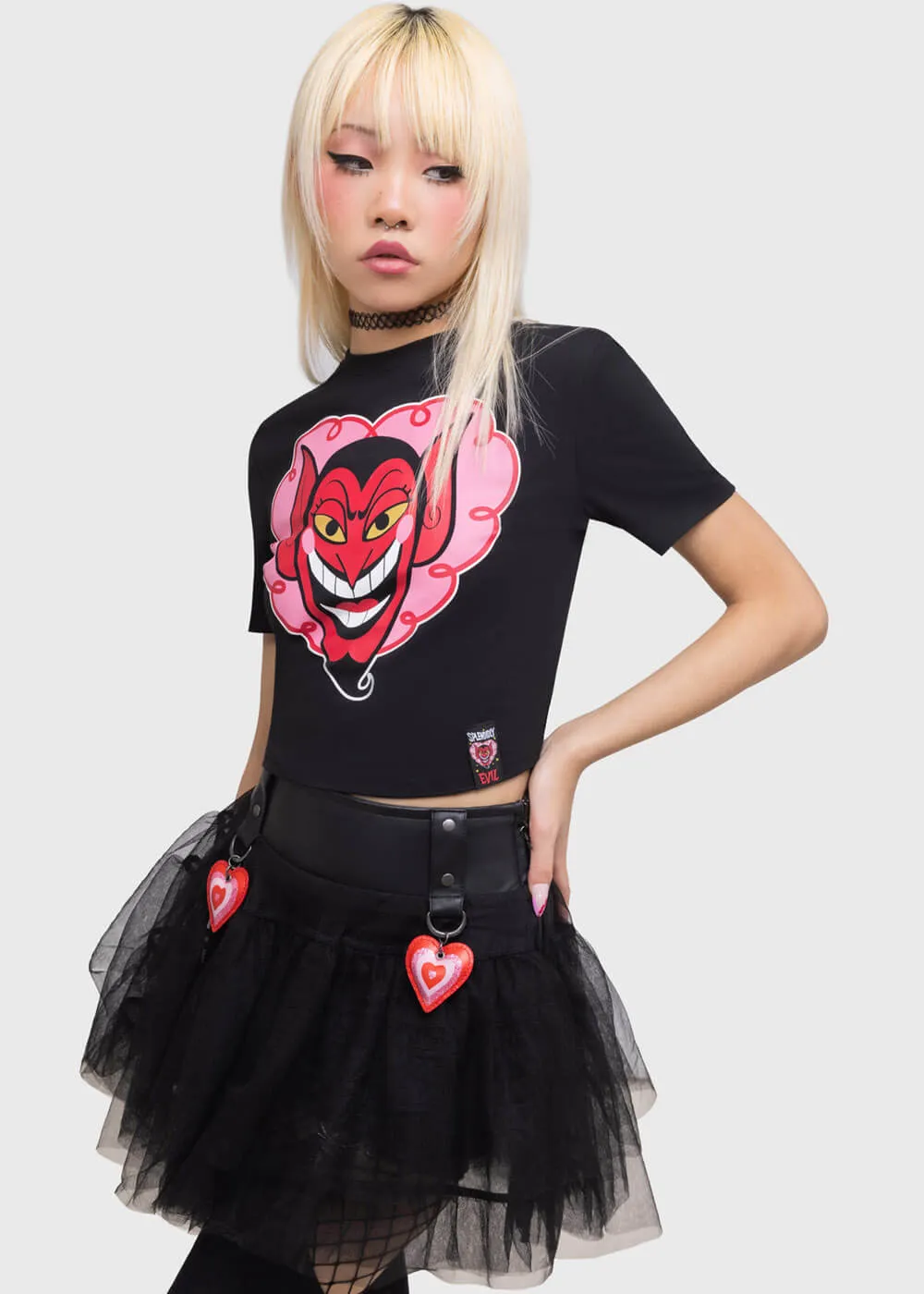 Killstar x Powerpuff Girls Splendidly Evil Baby T-Shirt Black