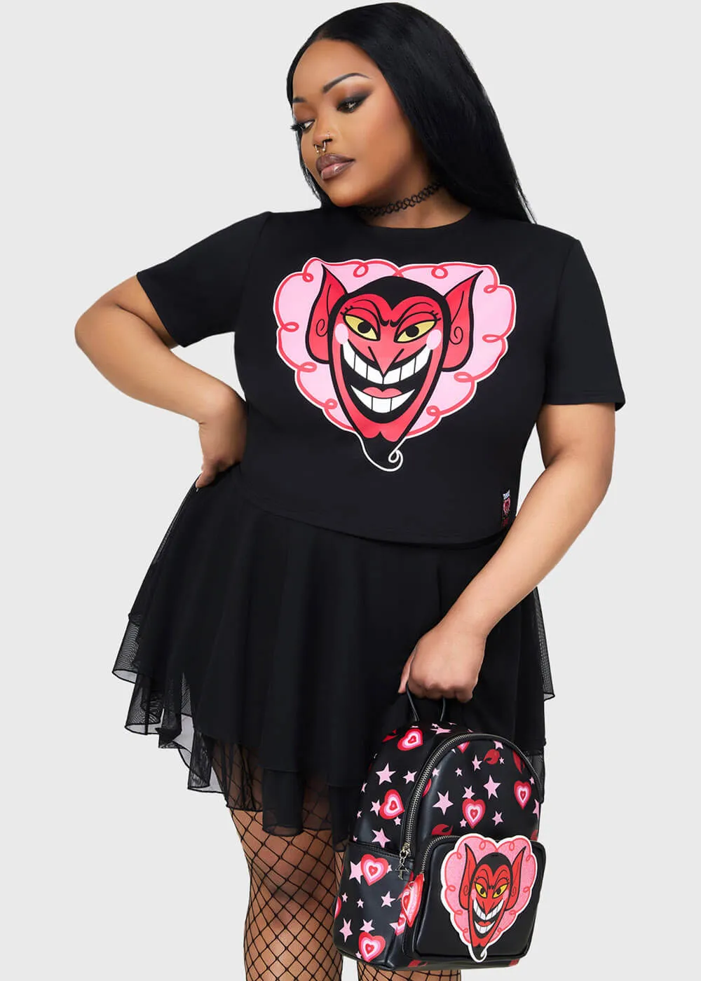 Killstar x Powerpuff Girls Splendidly Evil Baby T-Shirt Black