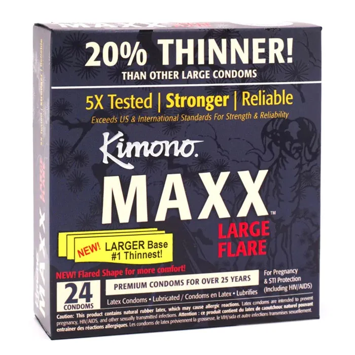 Kimono Condoms Maxx Large Flare