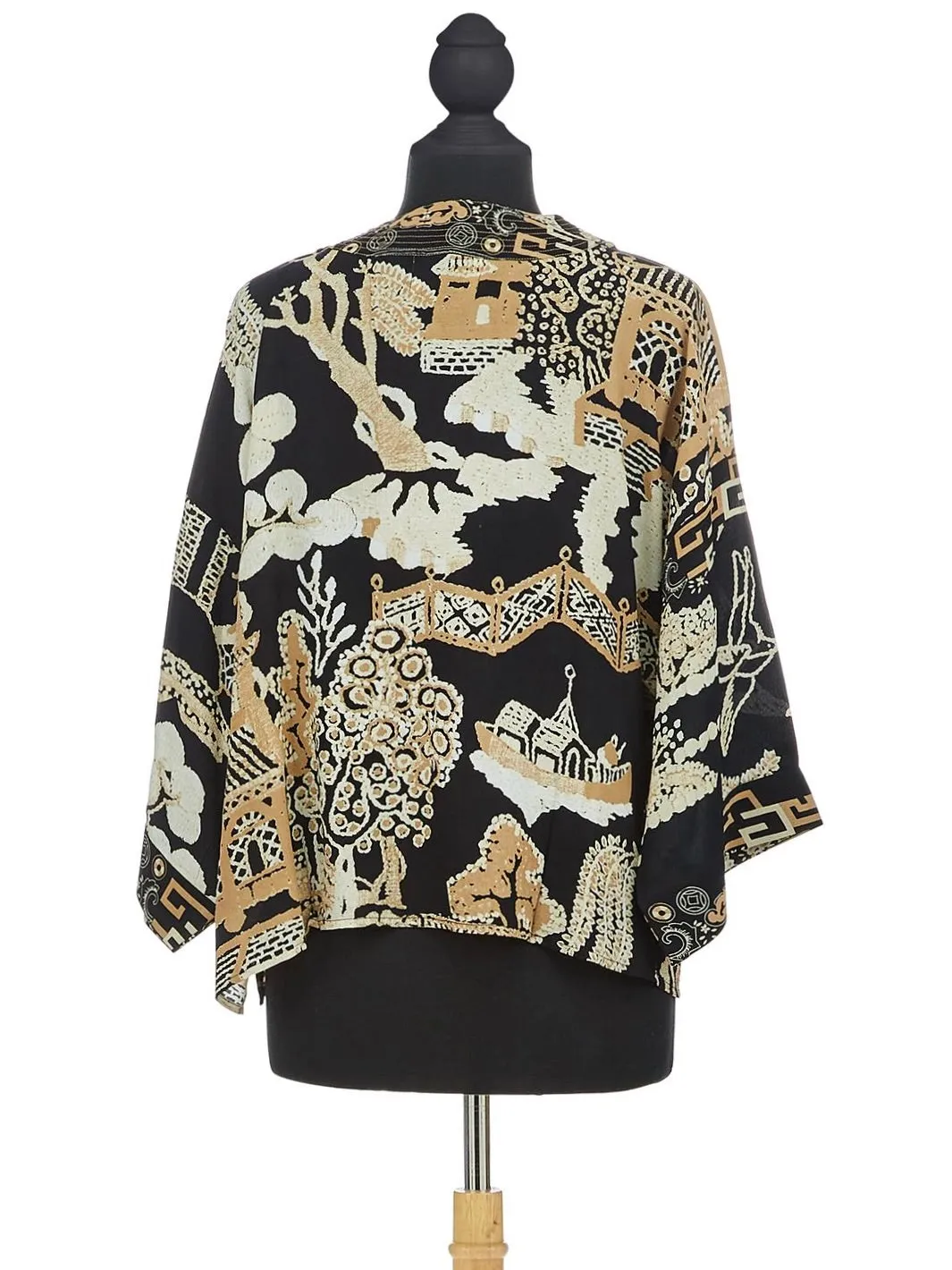 Kimono Jacket - Black Willow