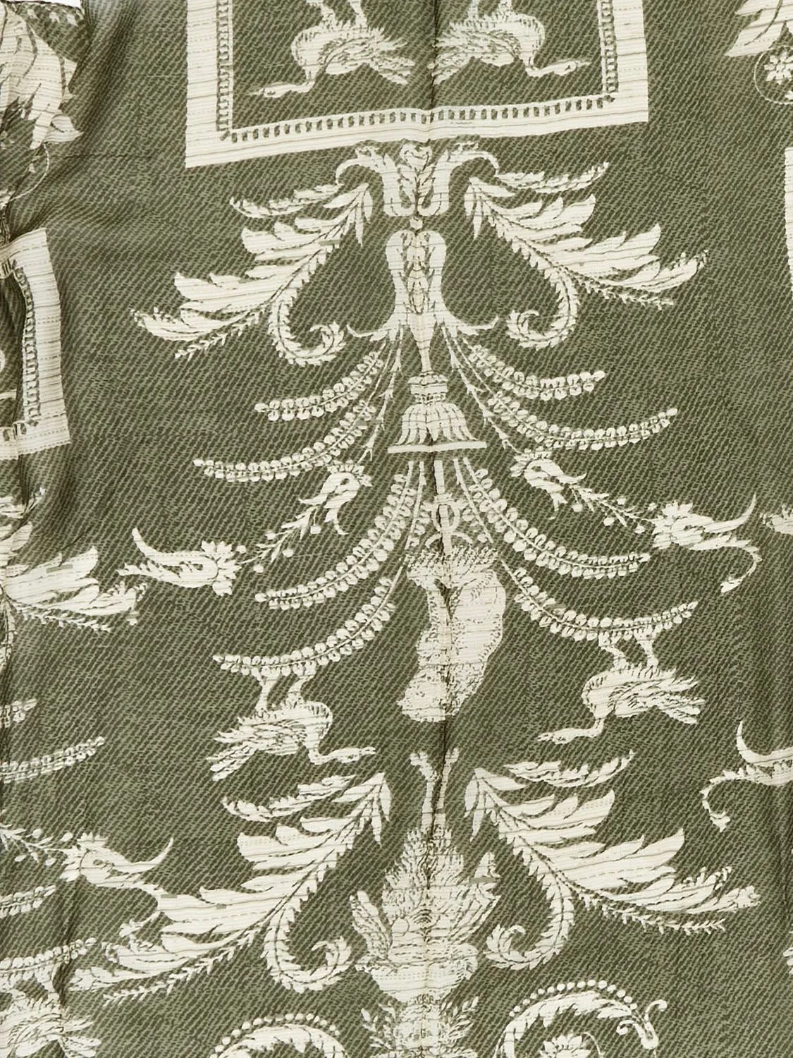 Kimono Jacket - Sage Damask