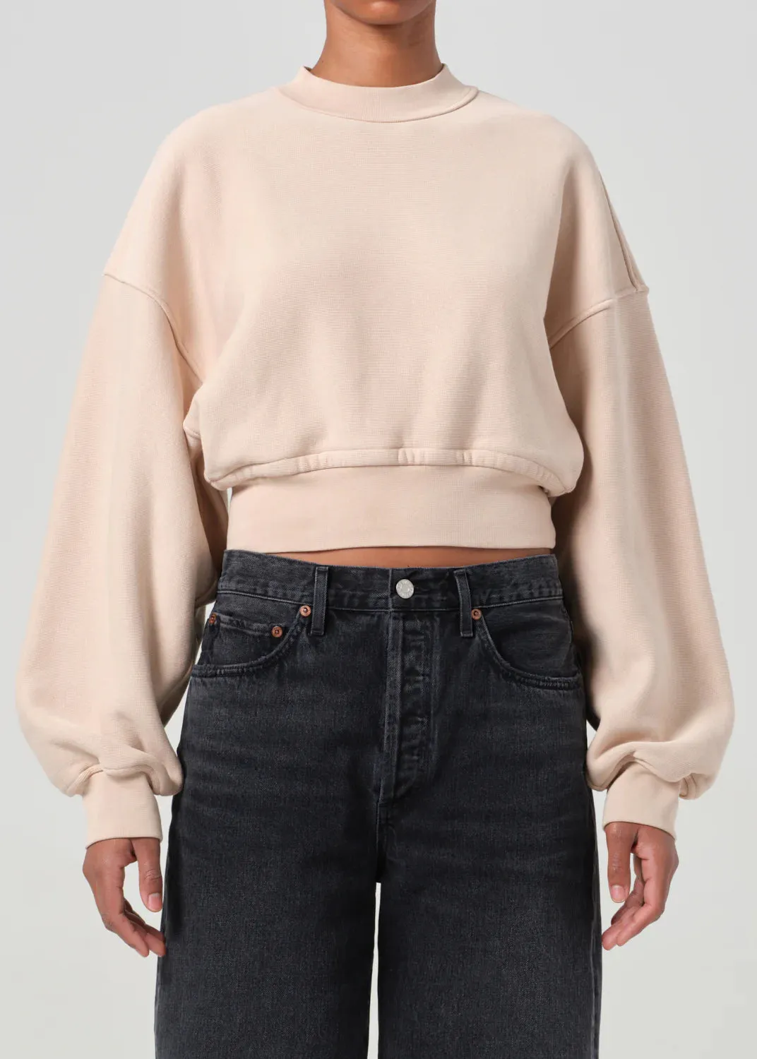 Kit Shrunken Crewneck Sweatshirt