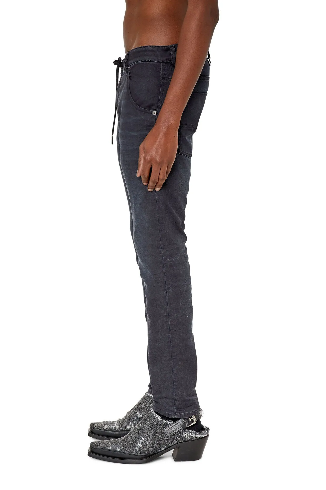Krooley Joggjeans 068CQ Tapered Black/Dark Grey