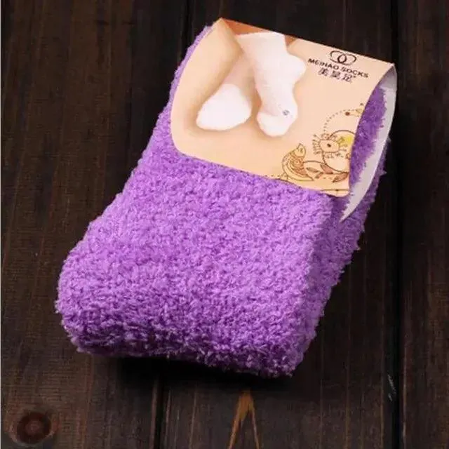 Ladies' Velvet Stay-Warm Socks