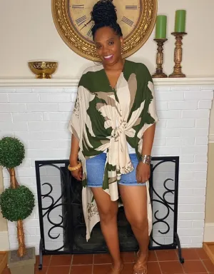 ‘Lana’ Kimono Olive