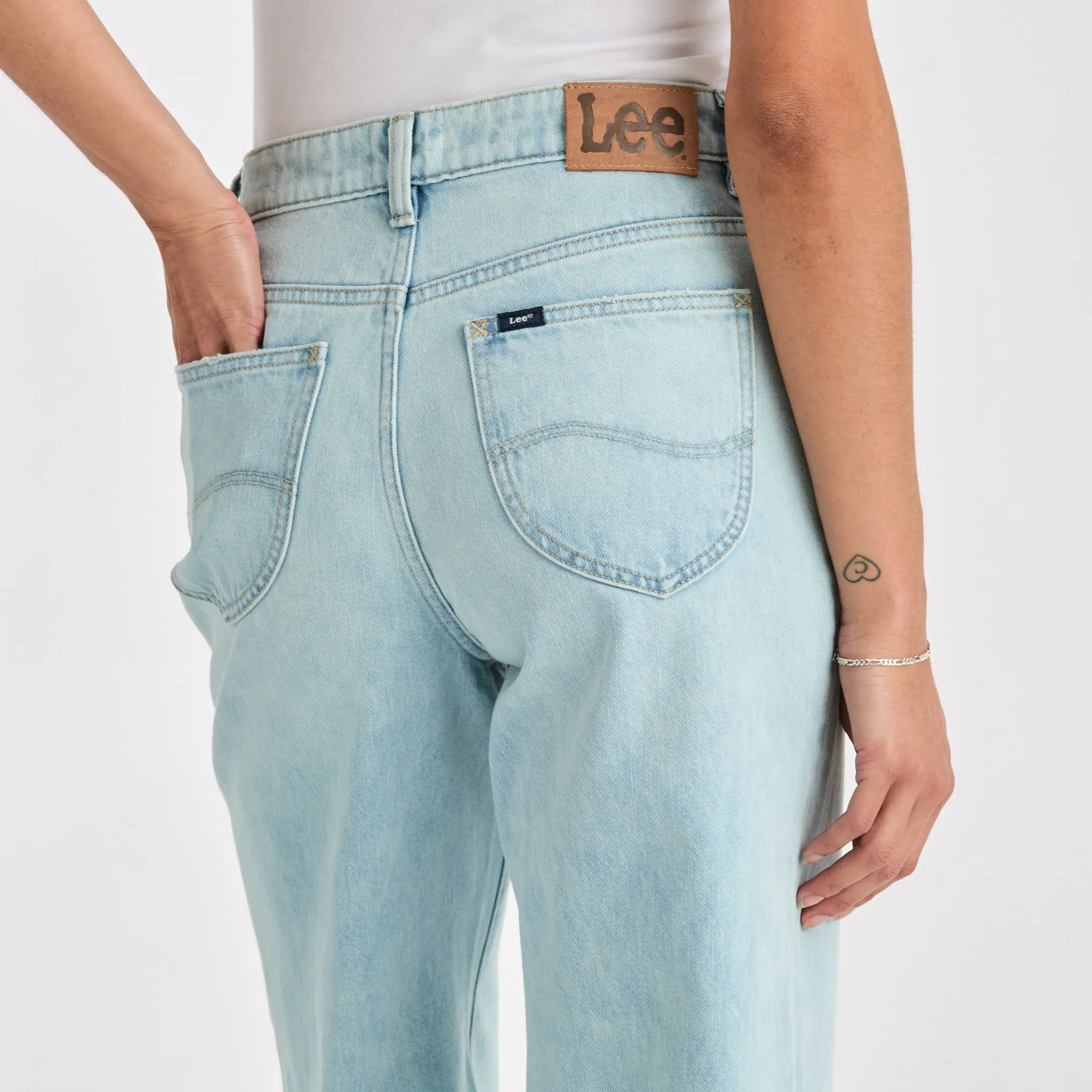 Lee High Wide Leg Jeans