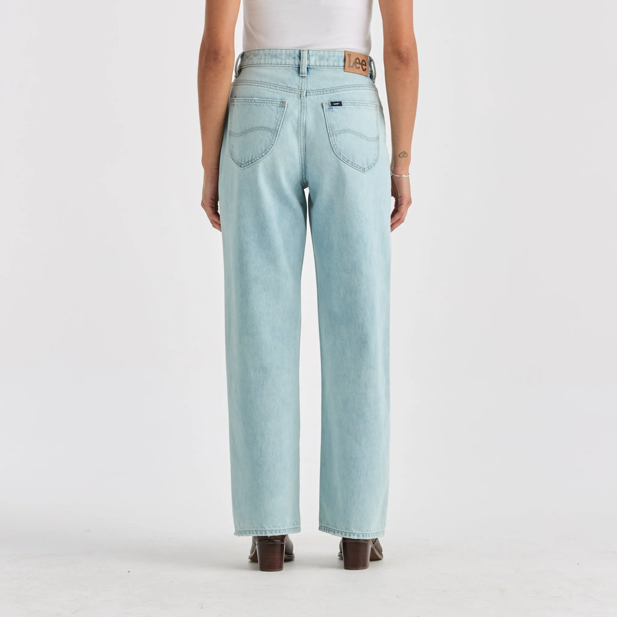 Lee High Wide Leg Jeans