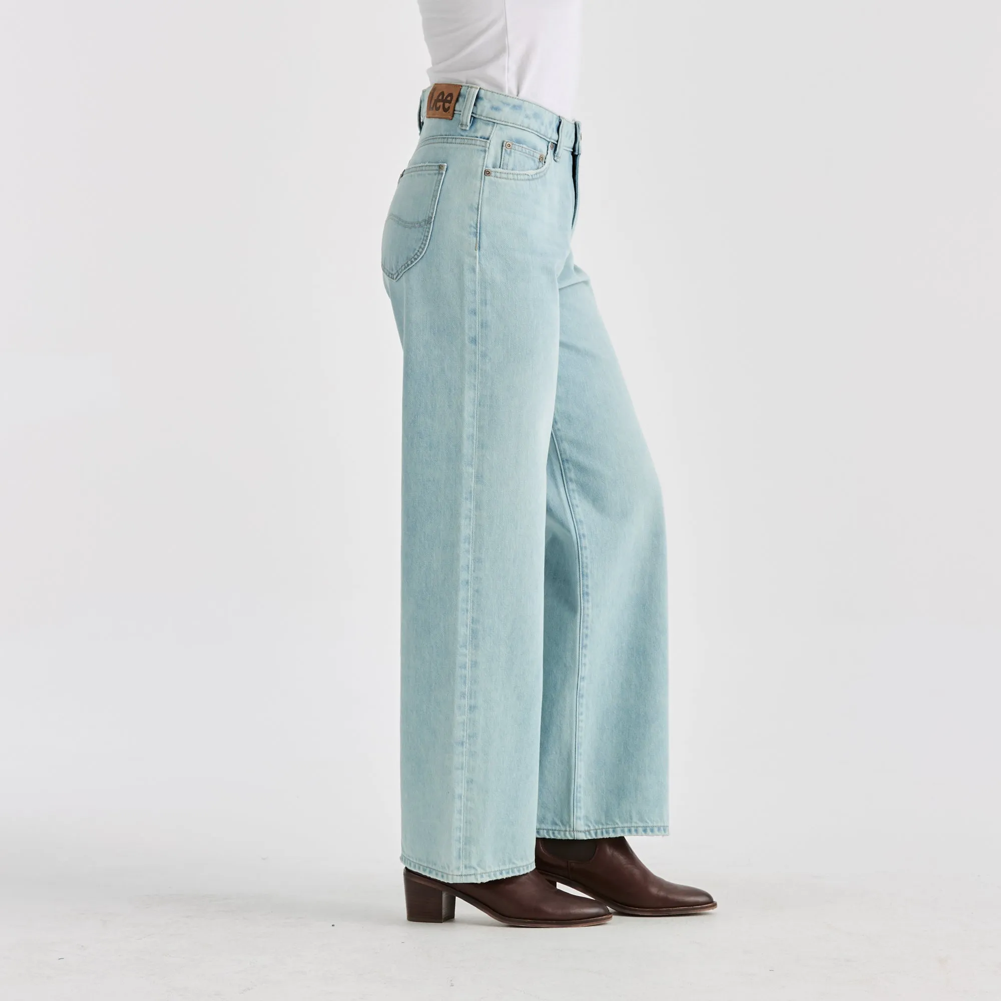 Lee High Wide Leg Jeans