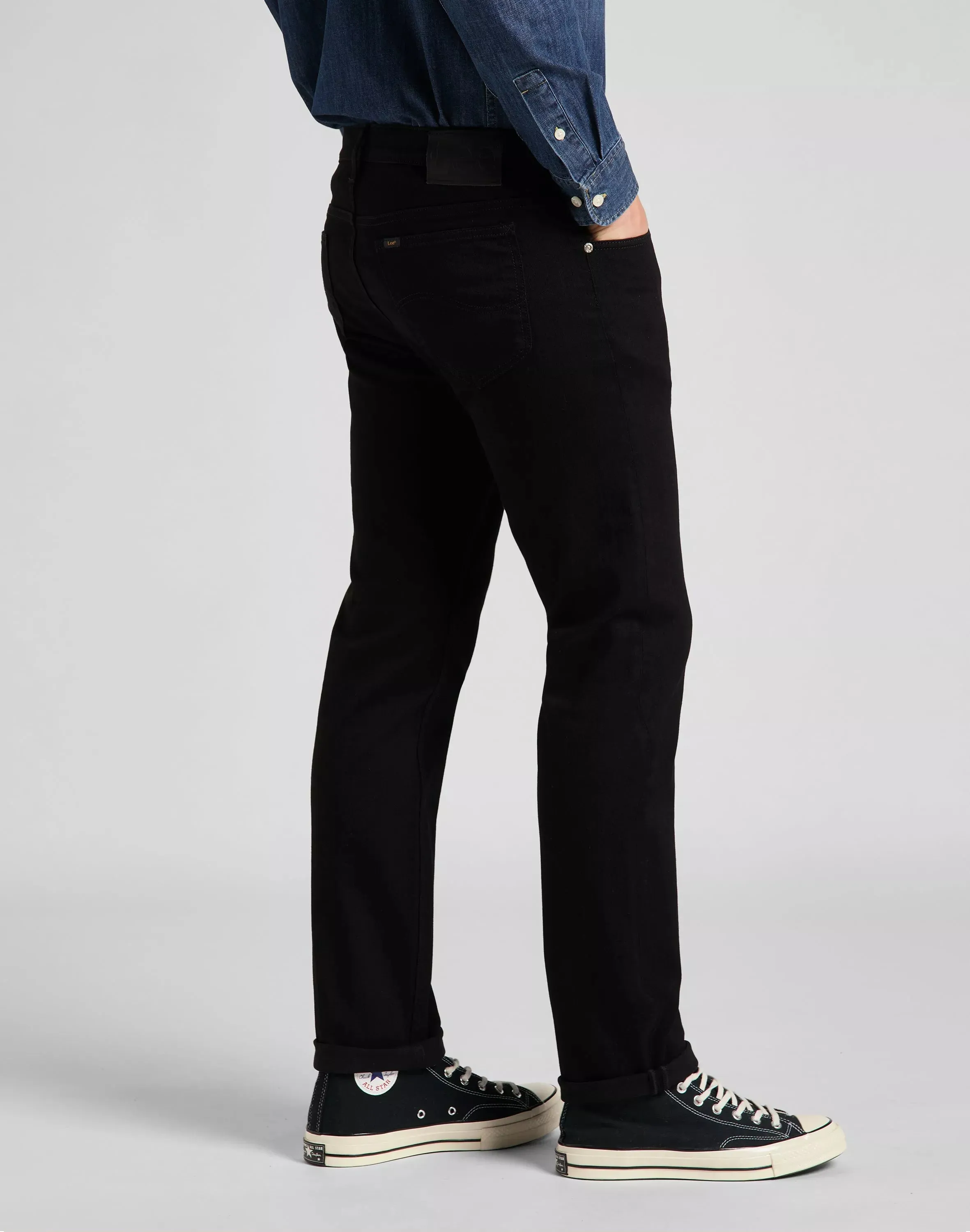 Lee Jeans Daren Straight Fit Jean In Black