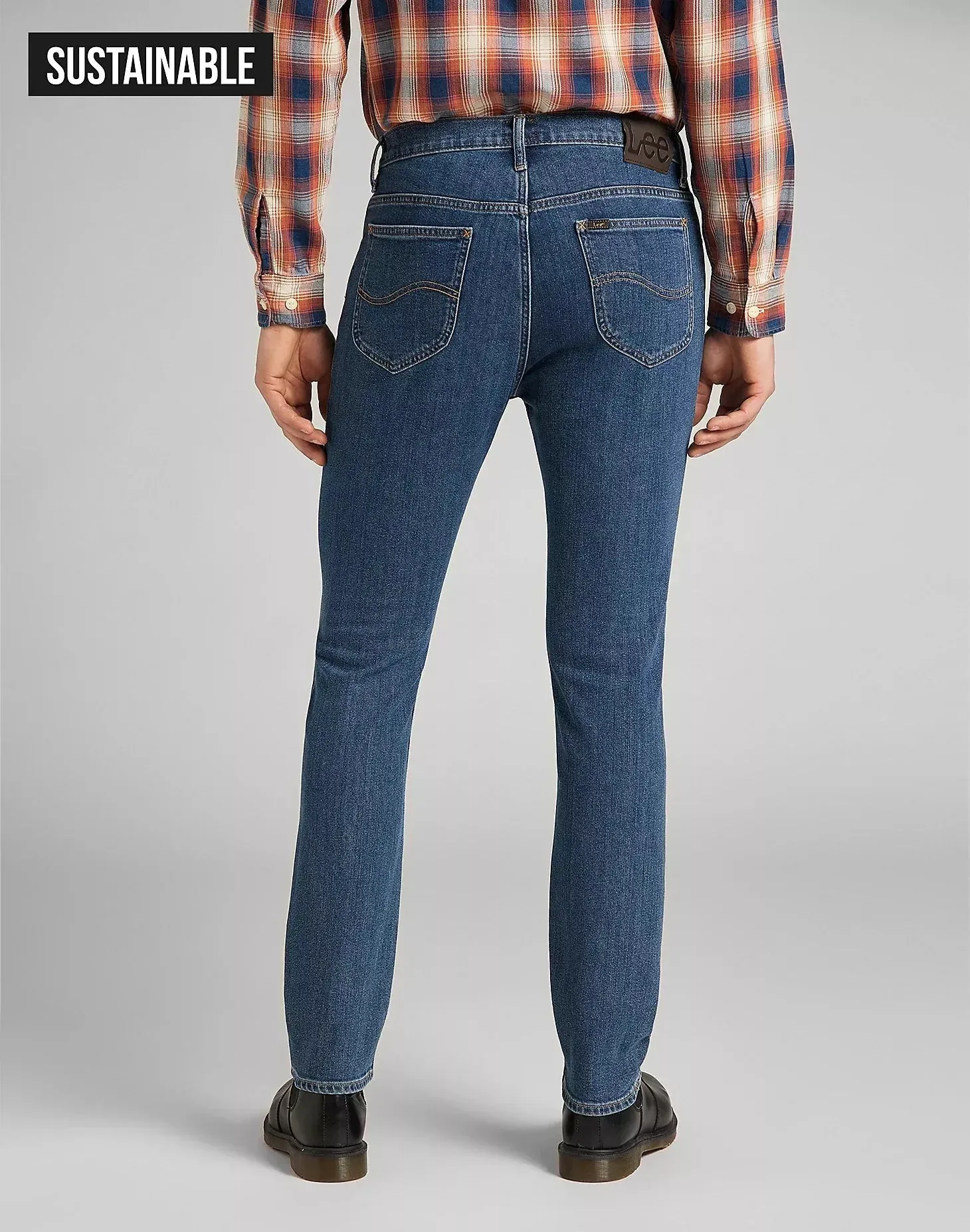 Lee Jeans Rider Slim Fit Jean In Mid Stone Wash
