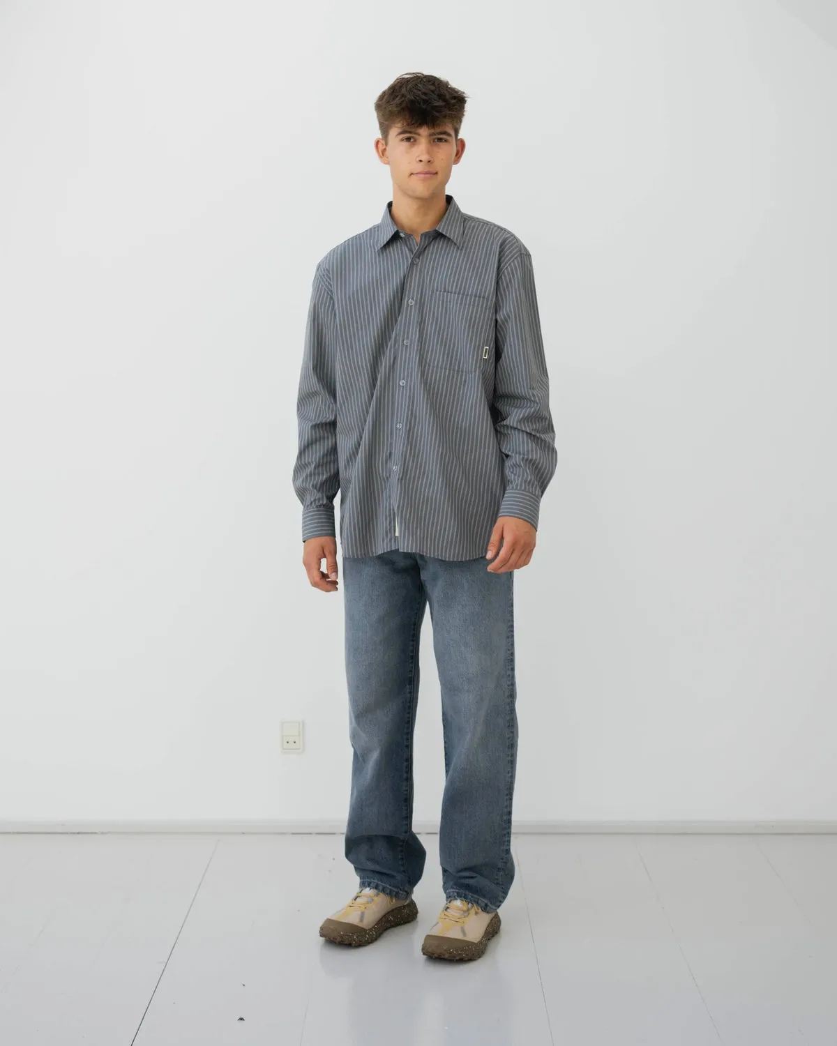 Leroy Bone Jeans - Grey Blue