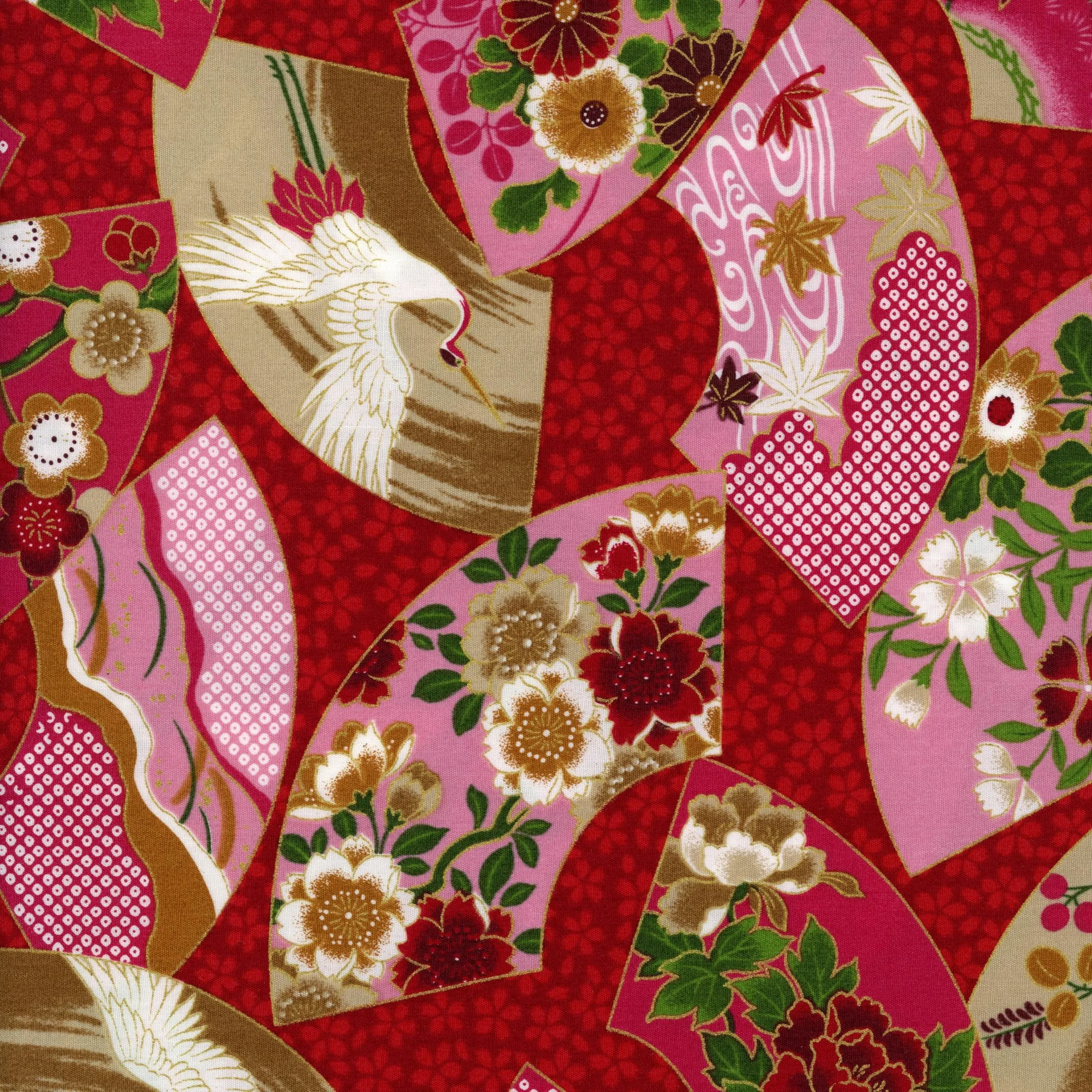 Leutenegger - Oriental Elegance â€“ Red & Pink Fans