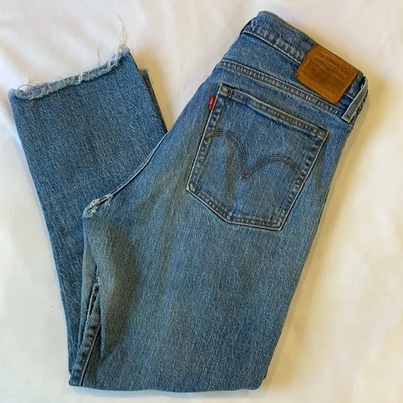 Levi’s Wedgie Straight Button-Fly Jeans W30 L26