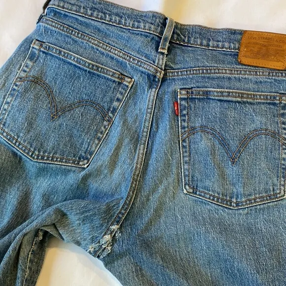 Levi’s Wedgie Straight Button-Fly Jeans W30 L26