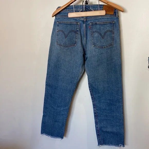 Levi’s Wedgie Straight Button-Fly Jeans W30 L26