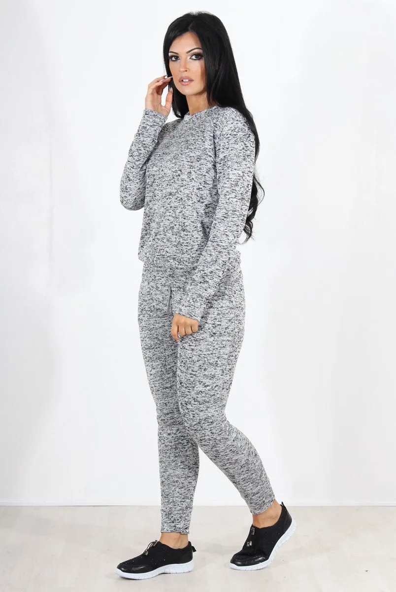 Light Grey Loungewear Set-Josie