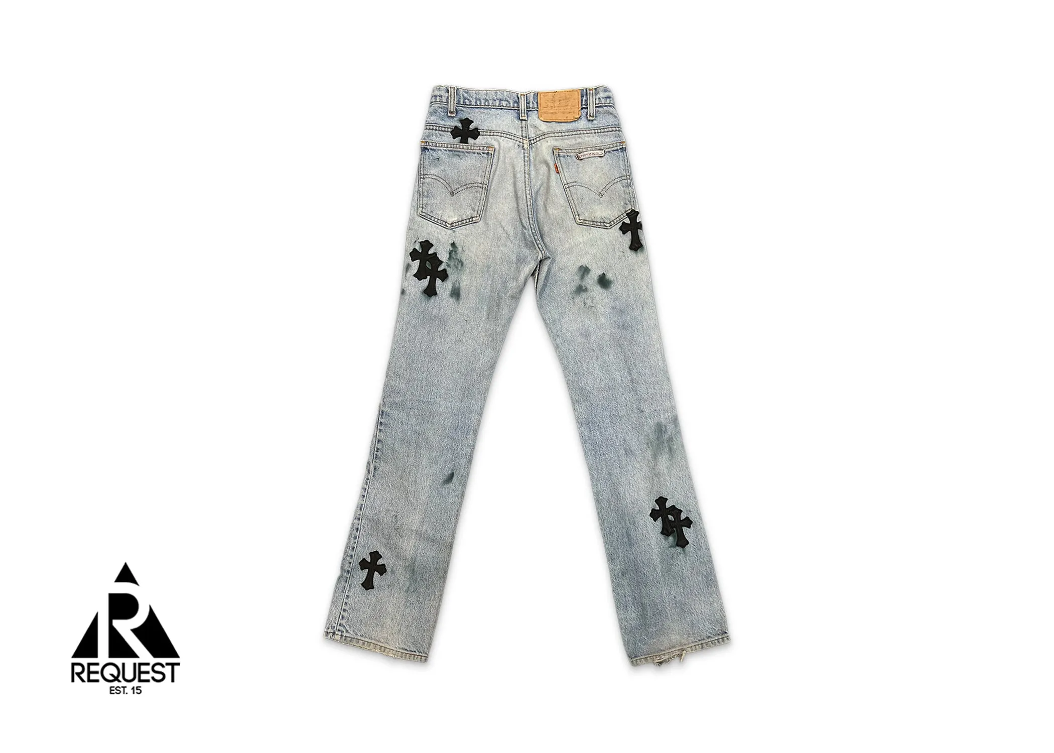 Light Wash Levi's Denim "Black Crosses"
