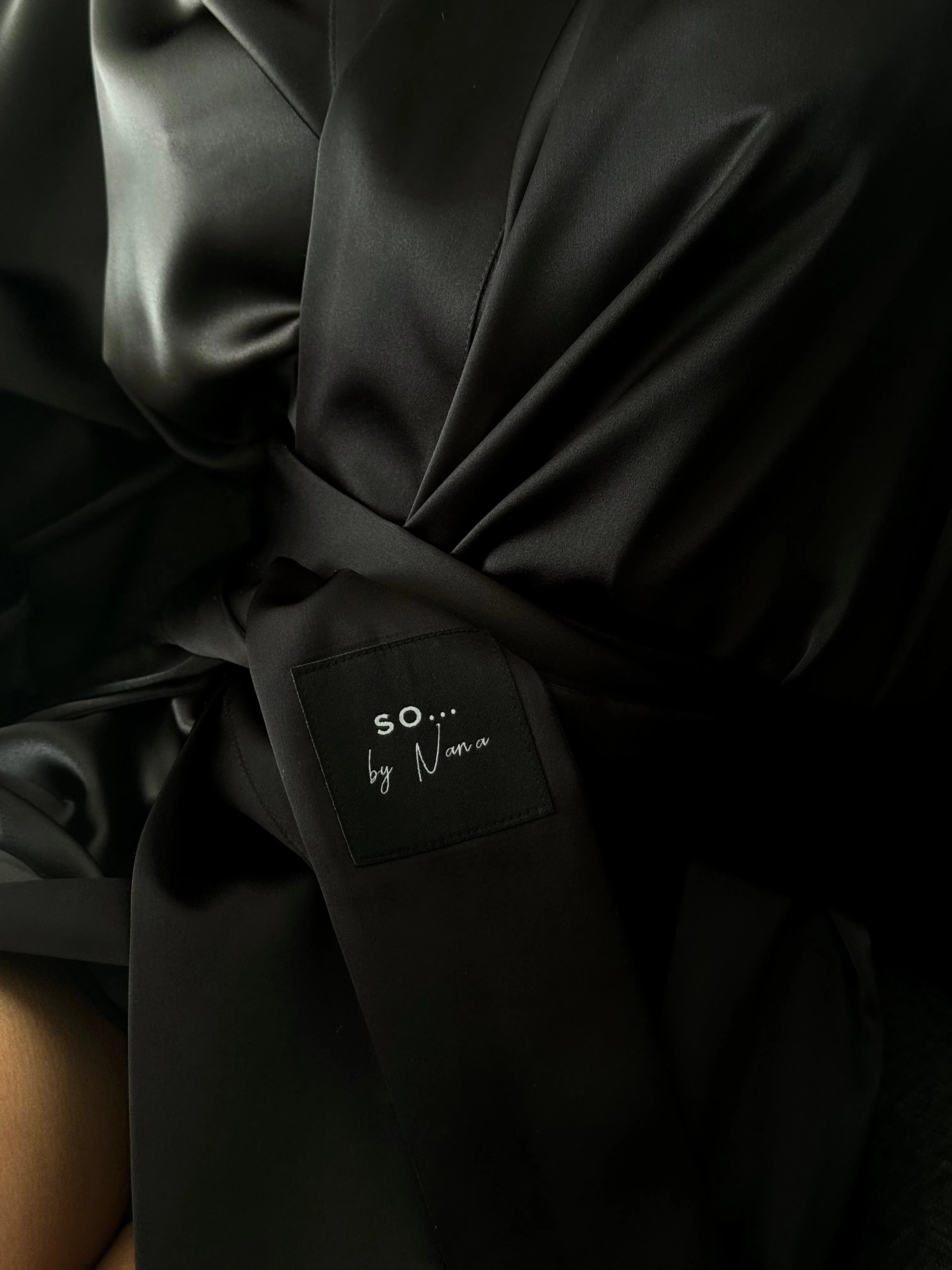 Long Kimono Geisha Black
