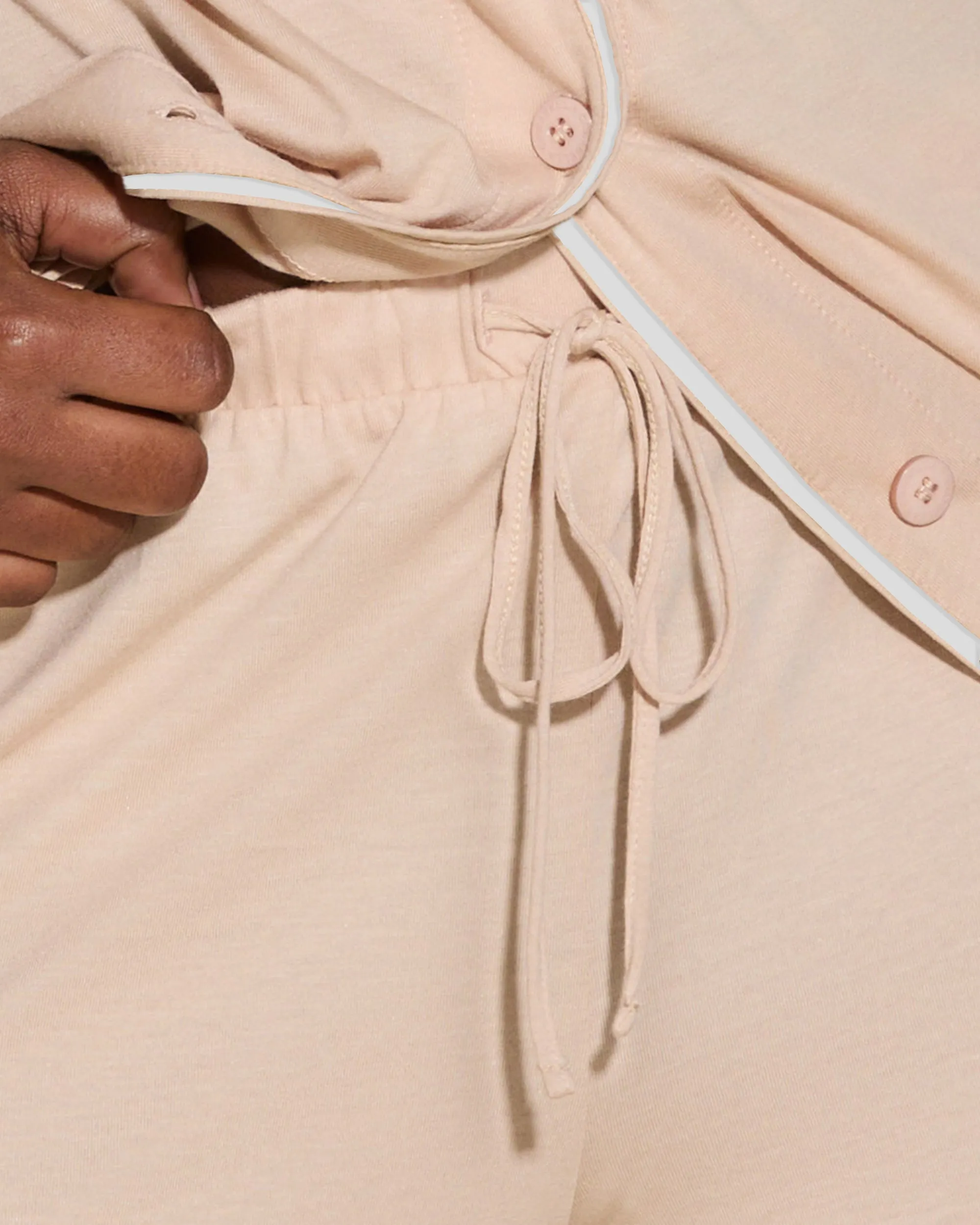 Long Sleeve Top & Boxer Pajama Set