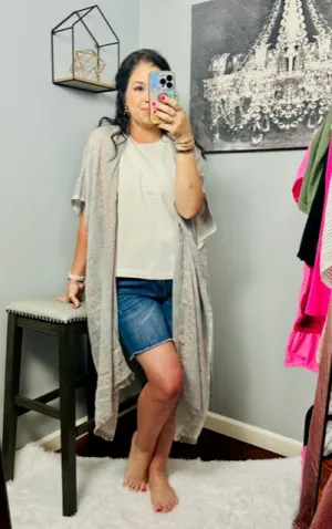 Longline Tribal Kimono