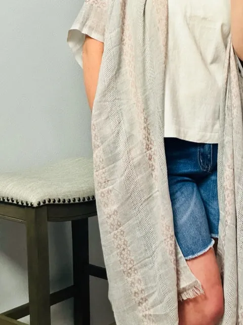 Longline Tribal Kimono