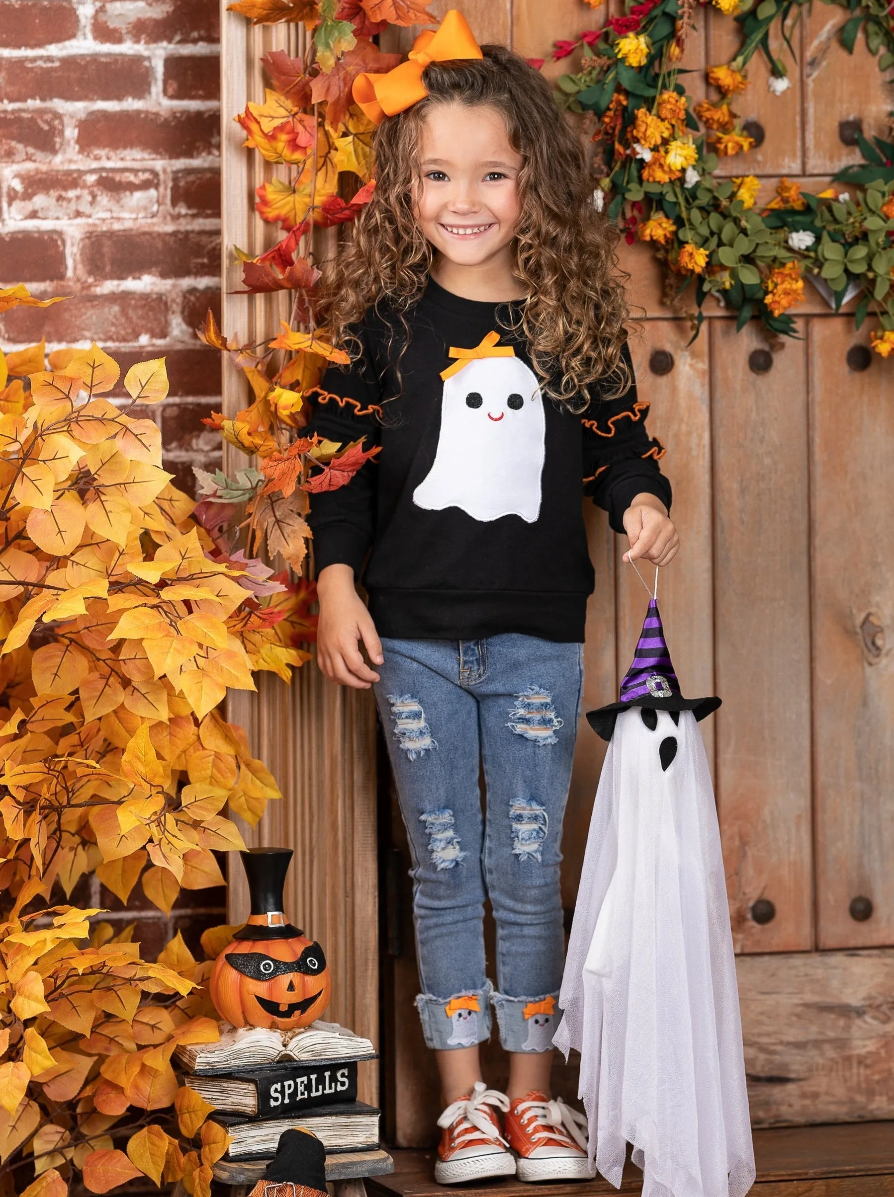Looking Good, Ghoul Pullover and Cuffed Jeans Set