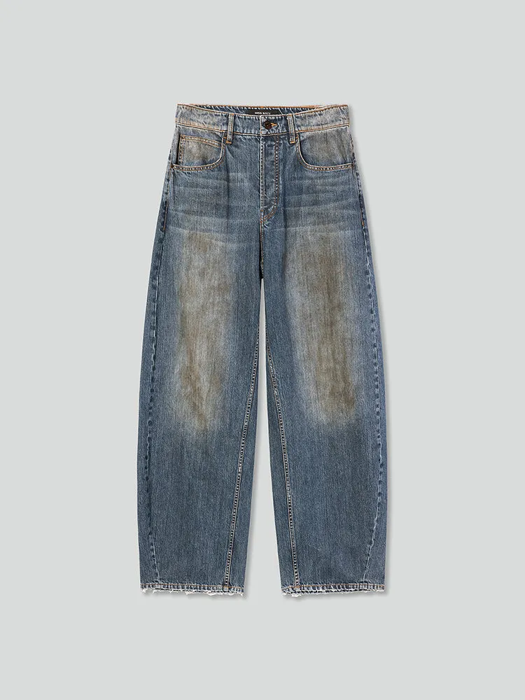 Low-Rise Wide-Leg Jeans