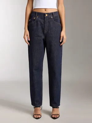 Low-Waist Slimming Tapered Jeans