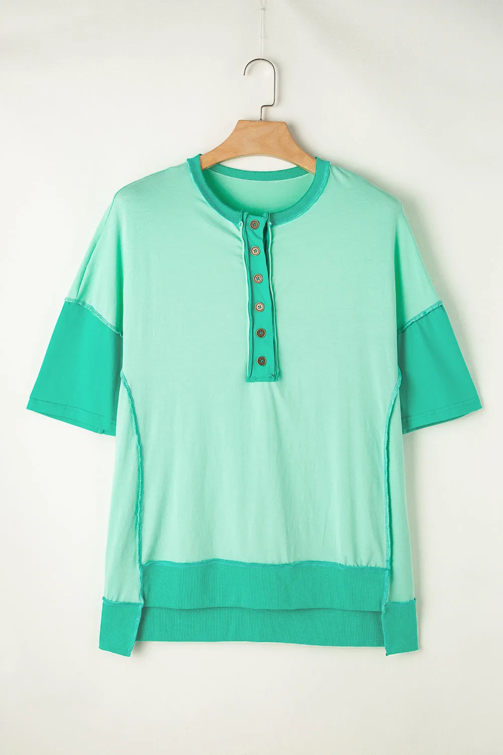 Lyra High-Low Round Neck Half Sleeve T-Shirt