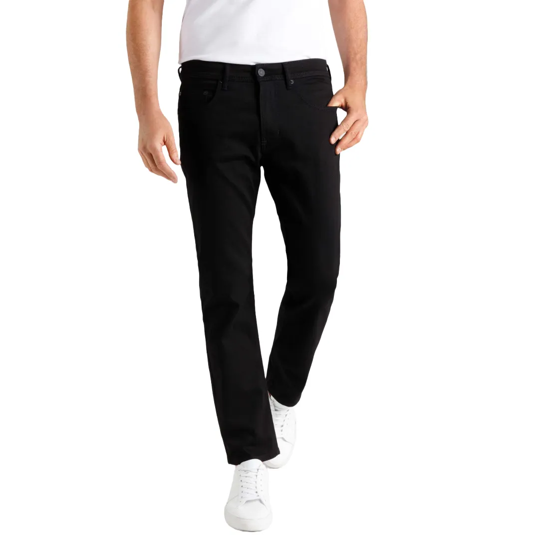 Mac Arne Straight Leg Stretch Denim Jeans - Black