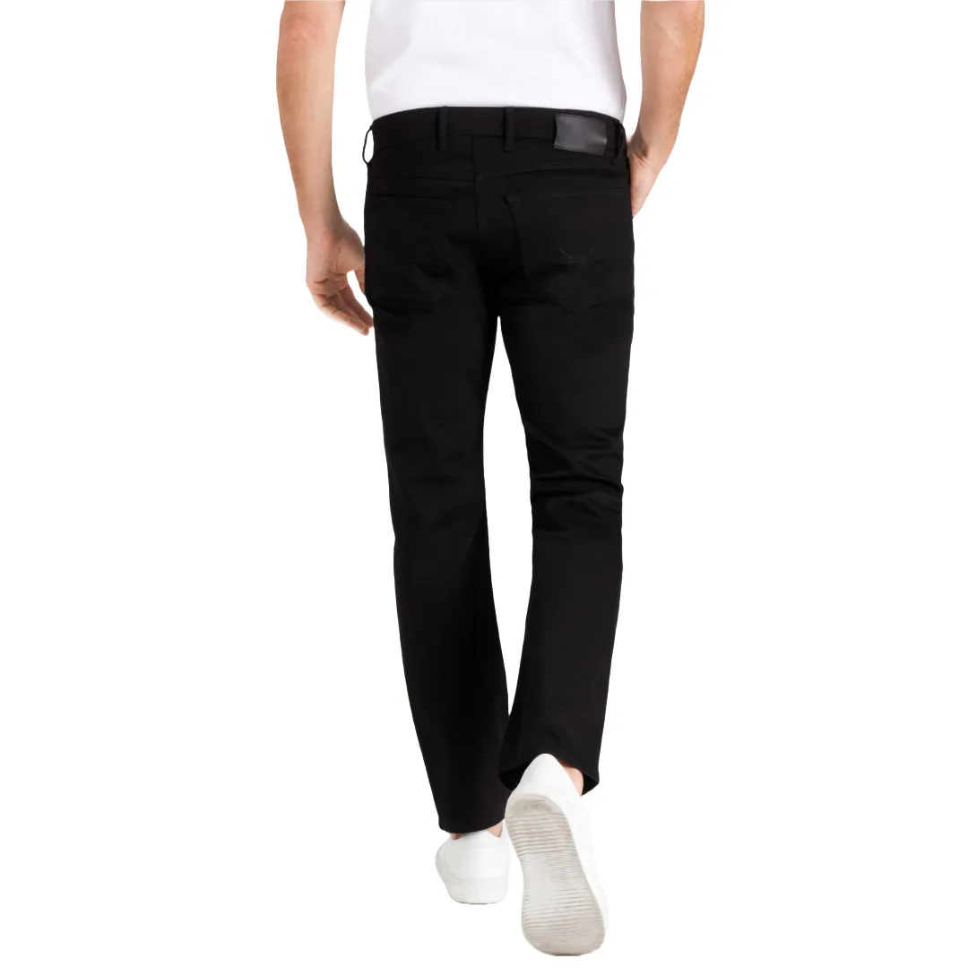 Mac Arne Straight Leg Stretch Denim Jeans - Black