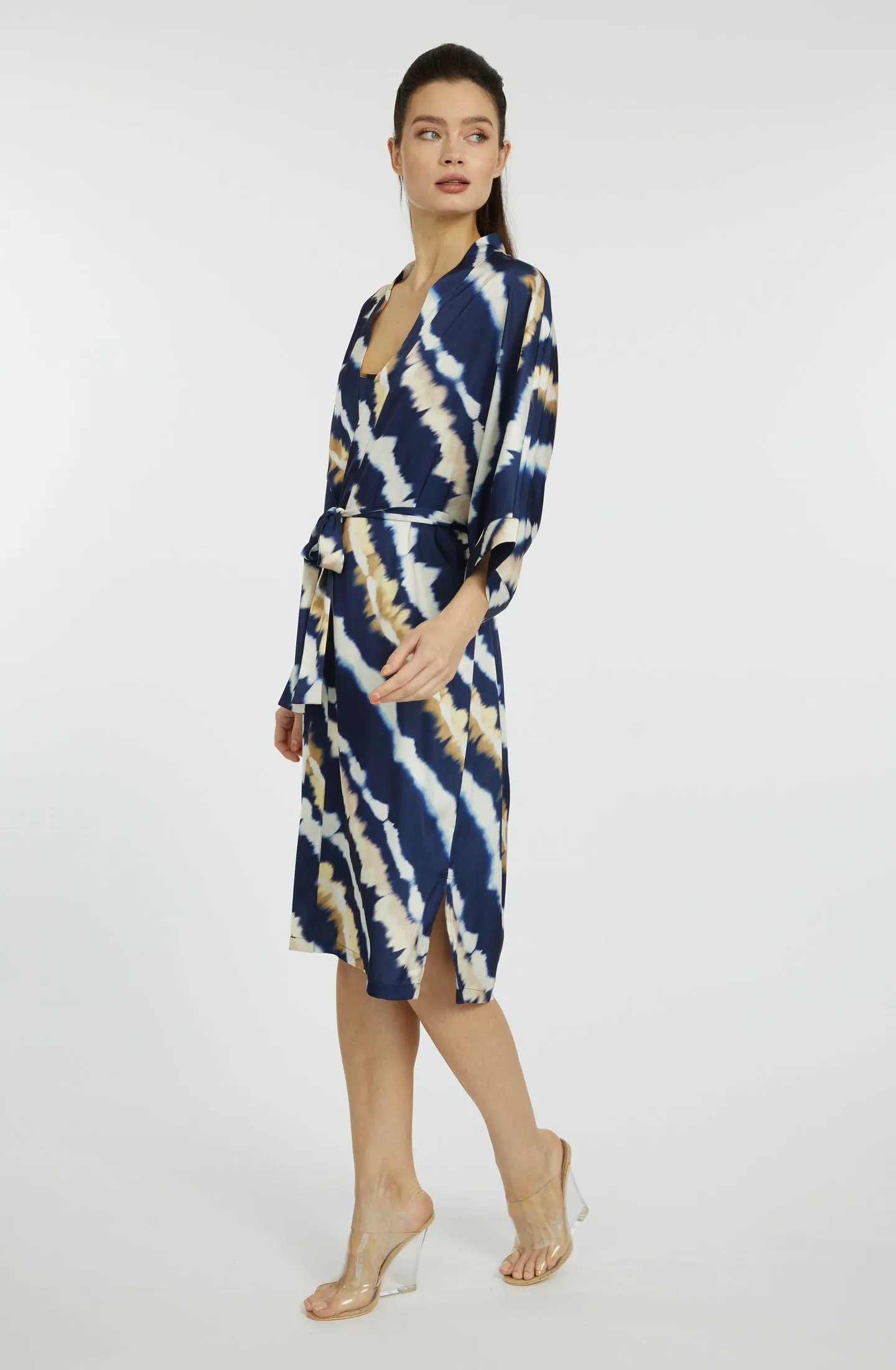Mai Tai Moon Silky Kimono