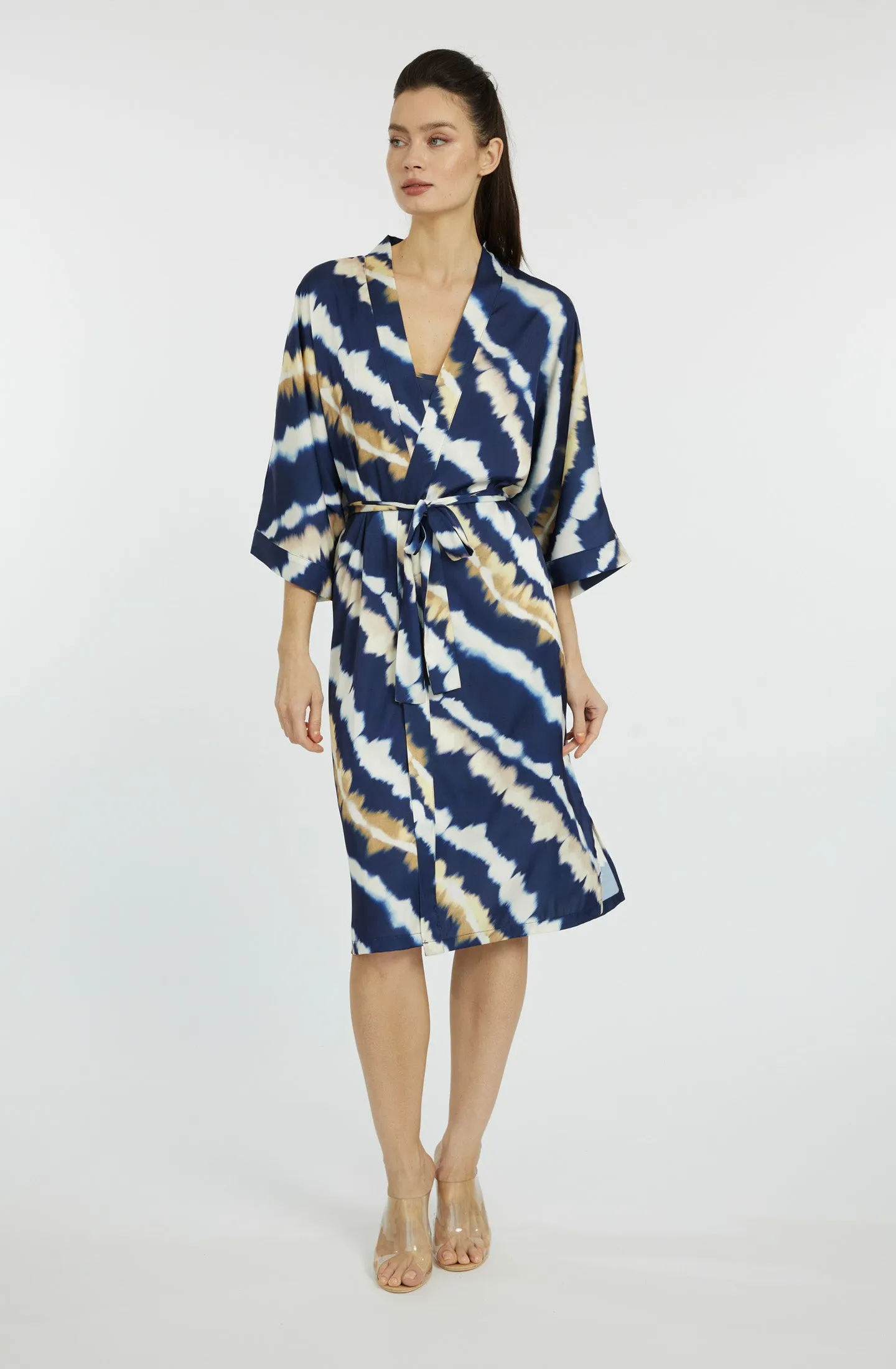 Mai Tai Moon Silky Kimono